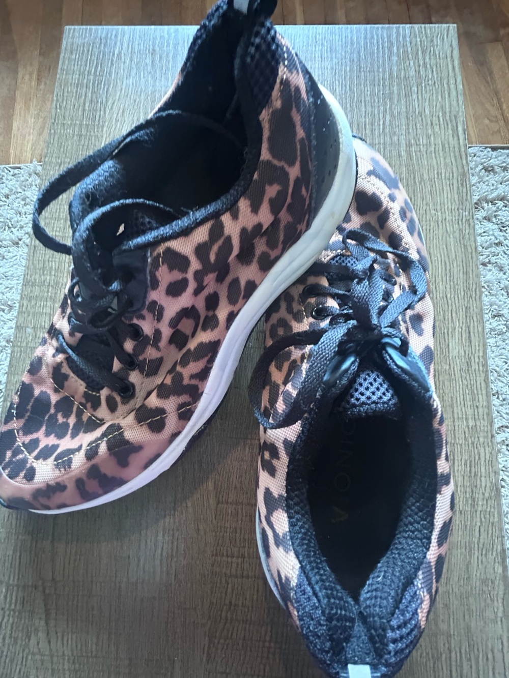Vionic Leopard Print Athletic Sneakers